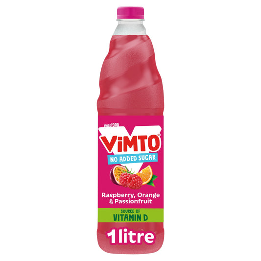 Vimto Remix Orange Raspberry Pasn/ Fruit Squash 1L — image 1