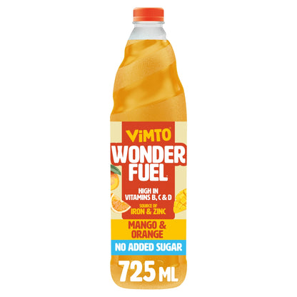 Vimto Wonderfuel Mango & Orange Squash 725ml — image 1