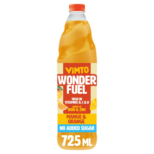 Vimto Wonderfuel Mango & Orange Squash 725ml — image 1