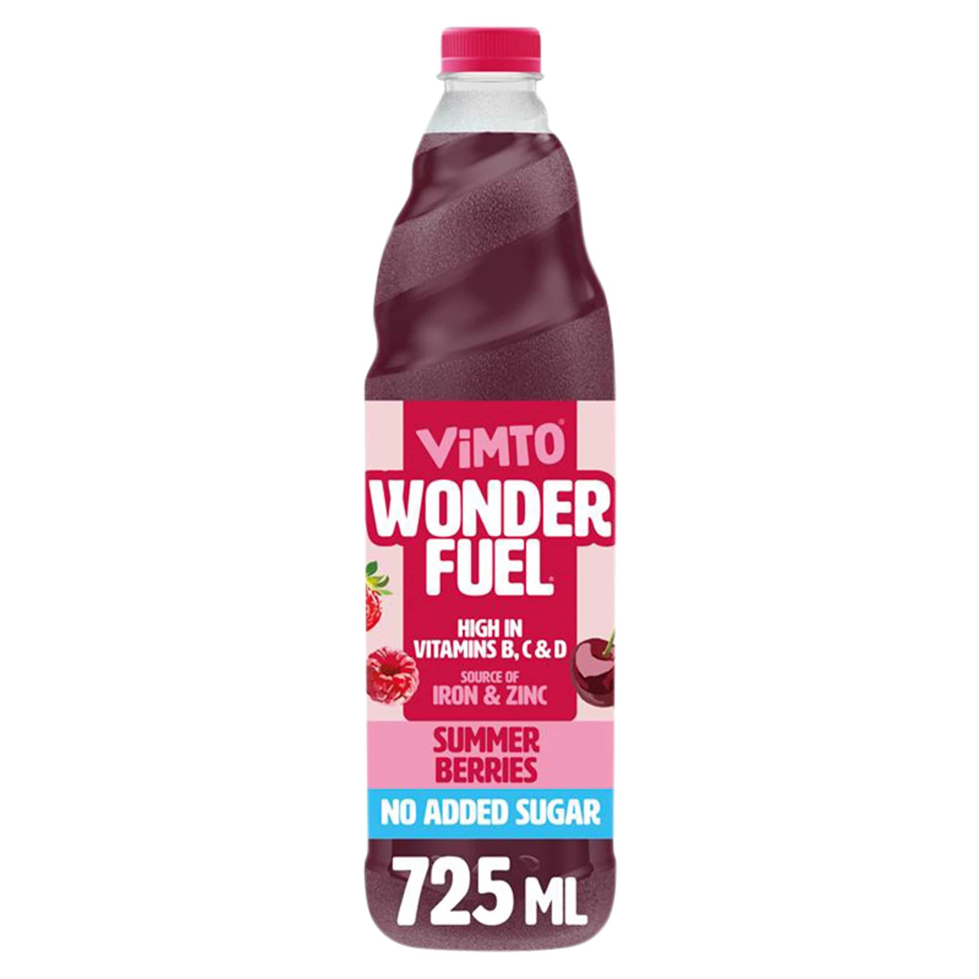 Vimto Wonderfuel Summer Berries Squash 725ml — image 1