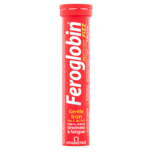 Vitabiotics Feroglobin Fizz Iron Tablets - Natural Orange 20s — image 1