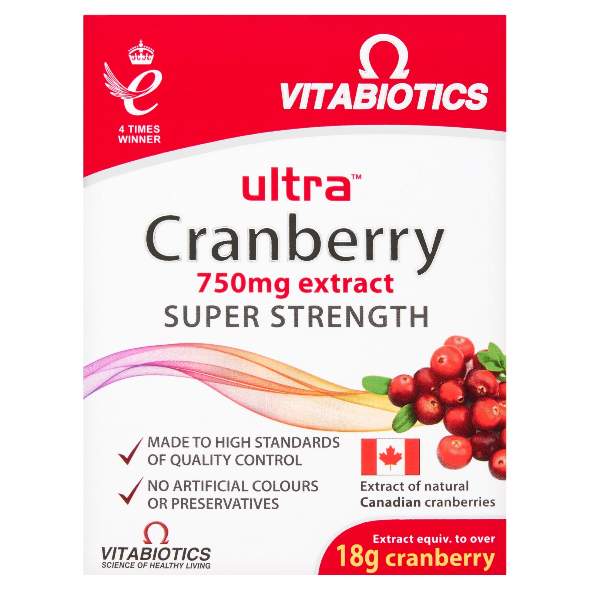 Vitabiotics Ultra Cranberry Extract Tablets 30s — image 1