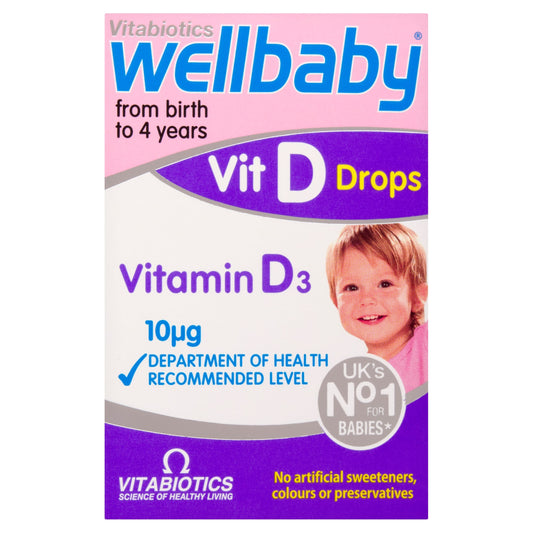 Vitabiotics Wellbaby Vitamin D Drops 30ml — image 1