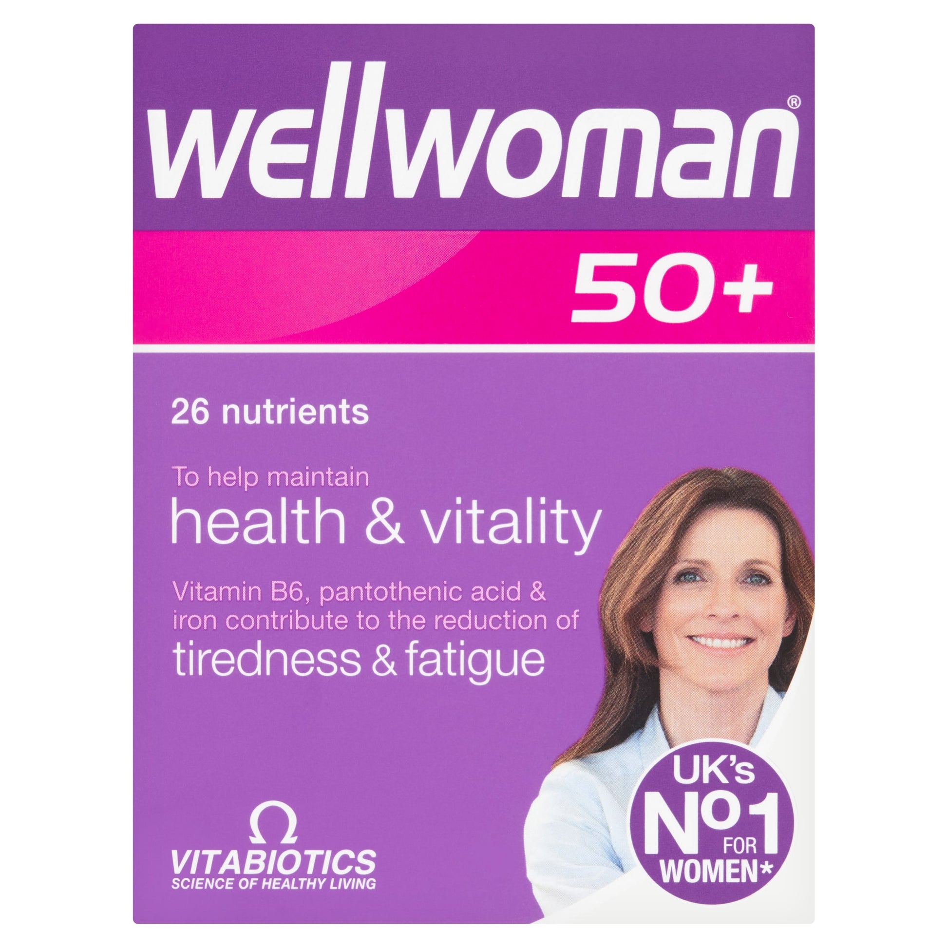 Vitabiotics Wellwoman 50+ Advanced Vitamin & Mineral Tablets 30s — image 1