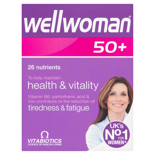 VITABIOTICS Wellwoman 50+ Advanced Vitamin & Mineral Tablets 30s