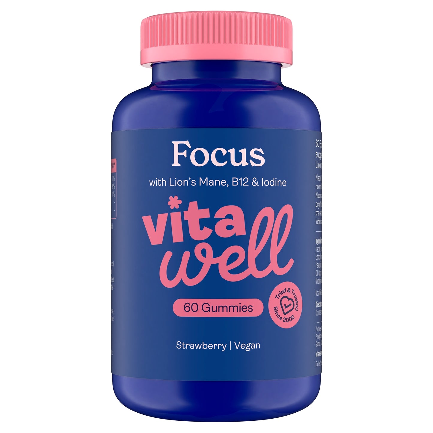 Vitawell Strawberry Focus Nootropic Gummies 60s — image 1