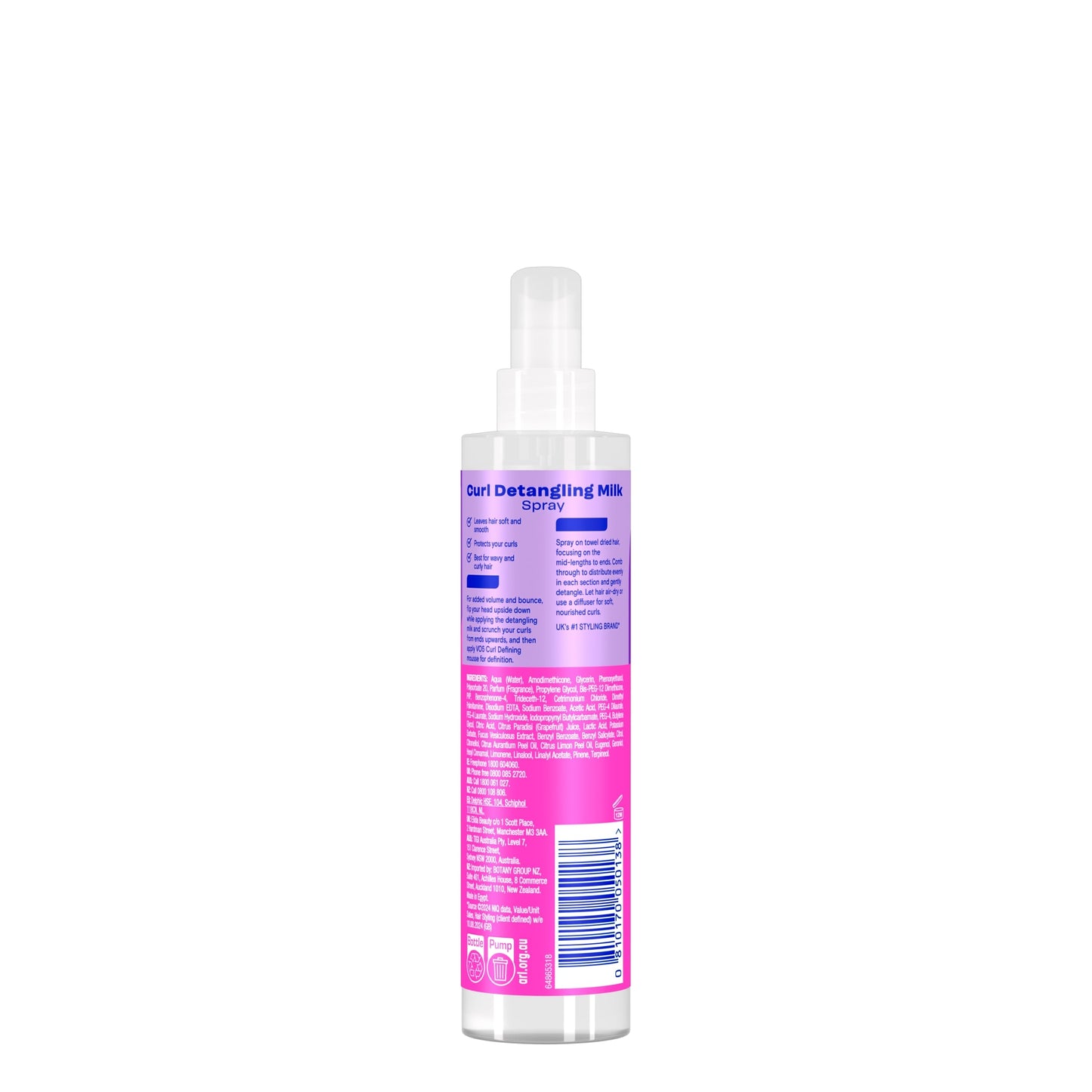 VO5 Curl Detangling Milk Spray 200ml — image 3
