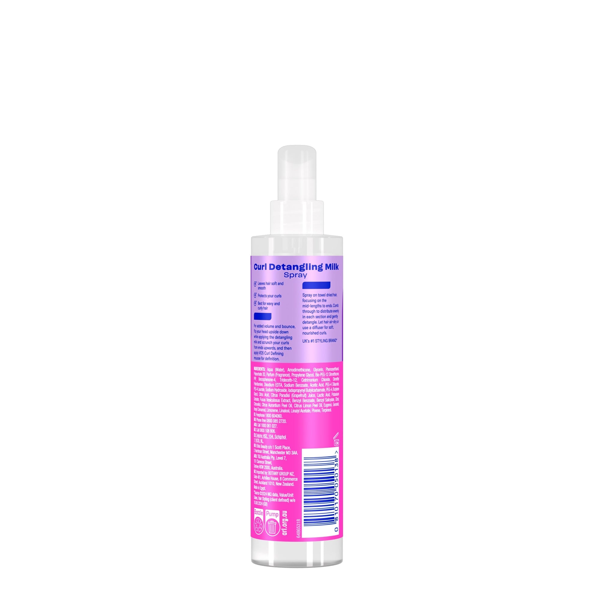 VO5 Curl Detangling Milk Spray 200ml — image 3