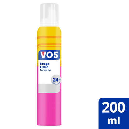 VO5 Mega Hold Mousse 200ml — image 1