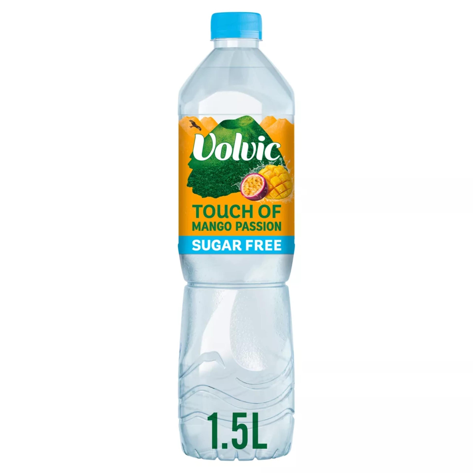 Volvic Touch of Fruit Mango & Passion Fruit Sugar Free Still Flavoured Water 1.5L — image 1