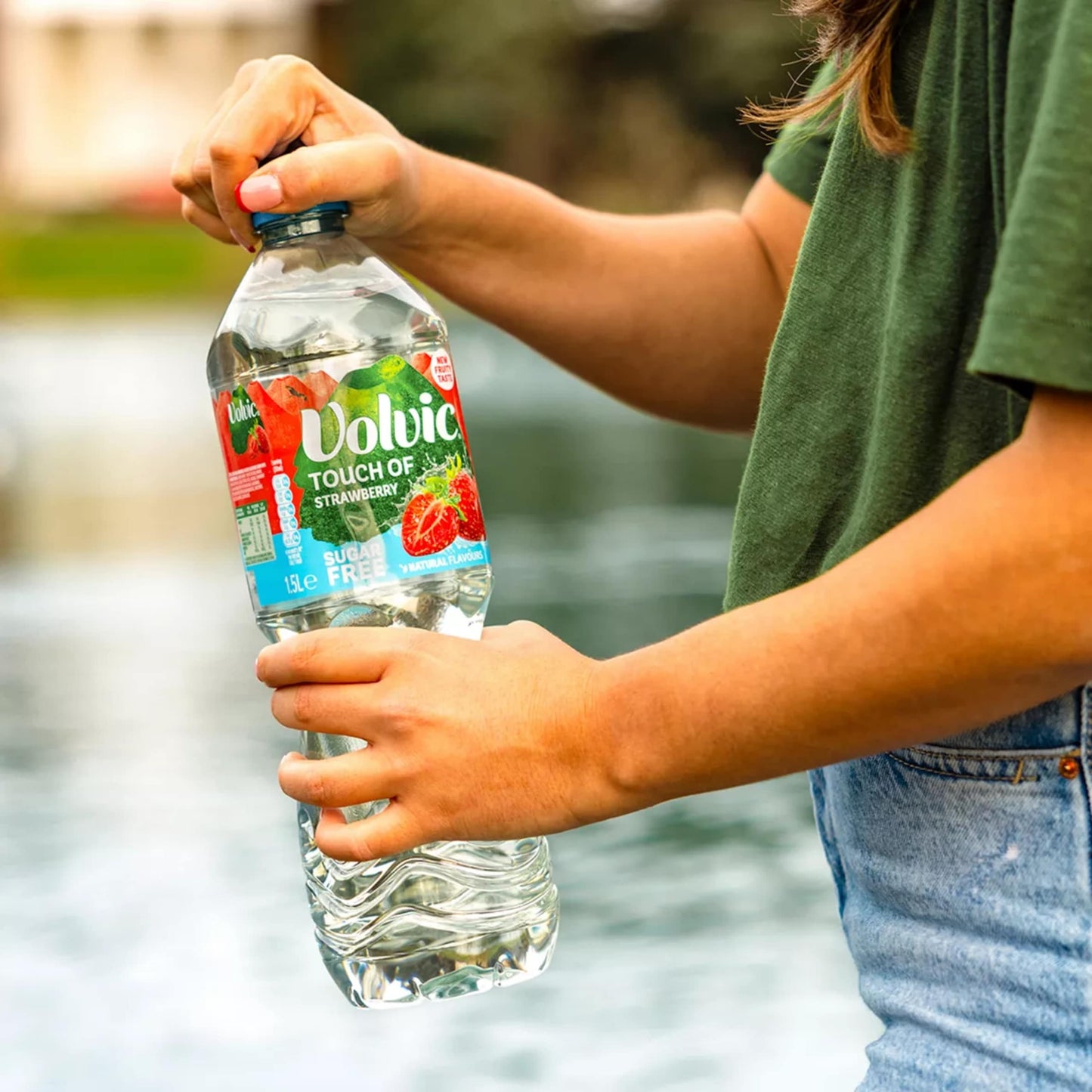 Volvic Touch of Fruit Strawberry Sugar Free Still Flavoured Water 1.5L — image 3