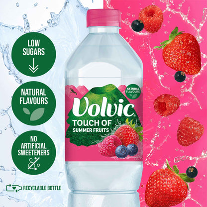 VOLVIC Touch Of Fruit Summer Fruits Still Flavoured Water 1.5l