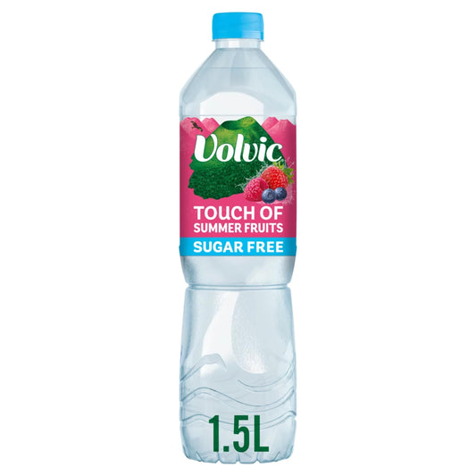 Volvic Touch of Fruit Summer Fruits Sugar Free Still Flavoured Water 1.5L — image 1