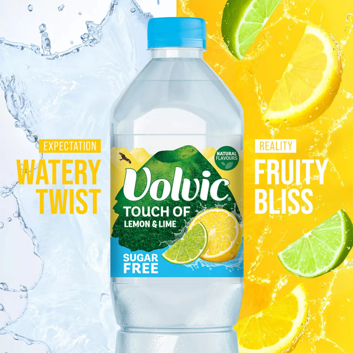 Volvic Touch of Lemon & Lime Sugar Free Flavoured Water 6 x 500ml — image 5