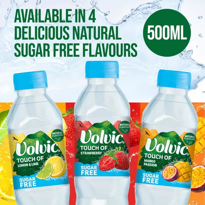Volvic Touch of Strawberry Sugar Free Flavoured Water 6x500ml — image 4