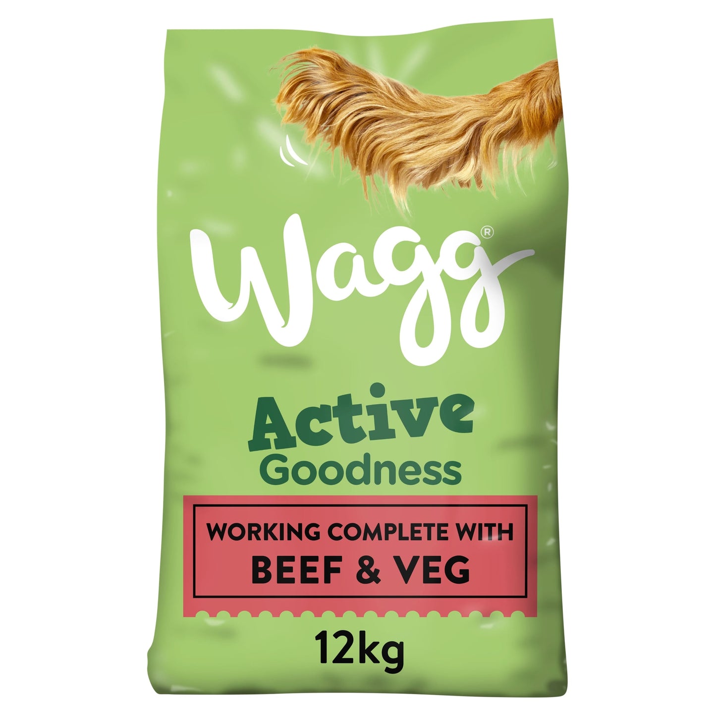 Wagg Active Goodness Beef Dog Food 12Kg — image 1