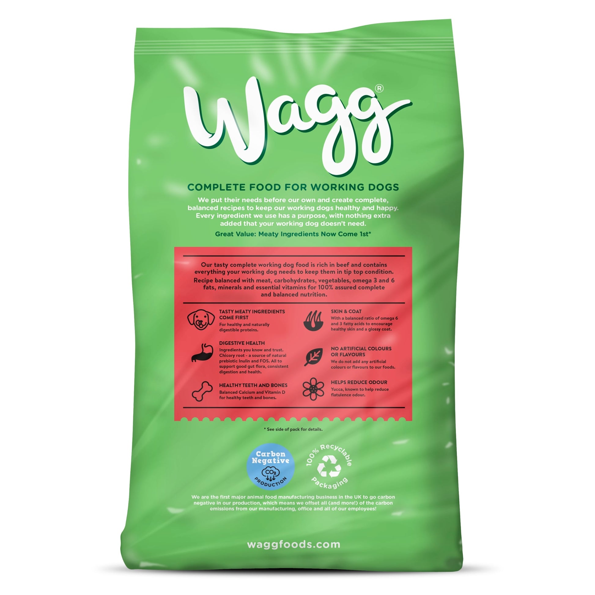 Wagg Active Goodness Beef Dog Food 12Kg — image 3