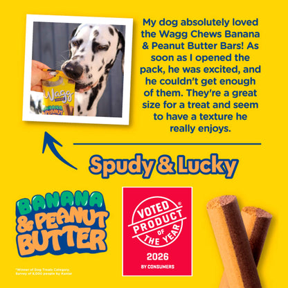 Wagg Dog Chews Banana & Peanut Butter Bars 140g — image 2