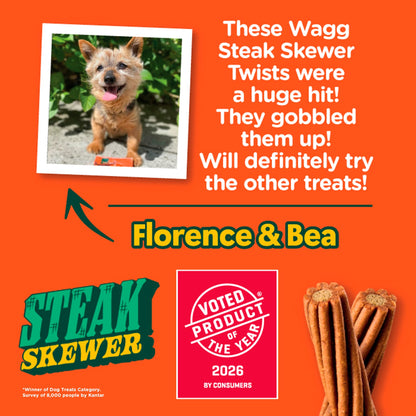 Wagg Dog Chews Steak Skewer Twists 110g — image 2
