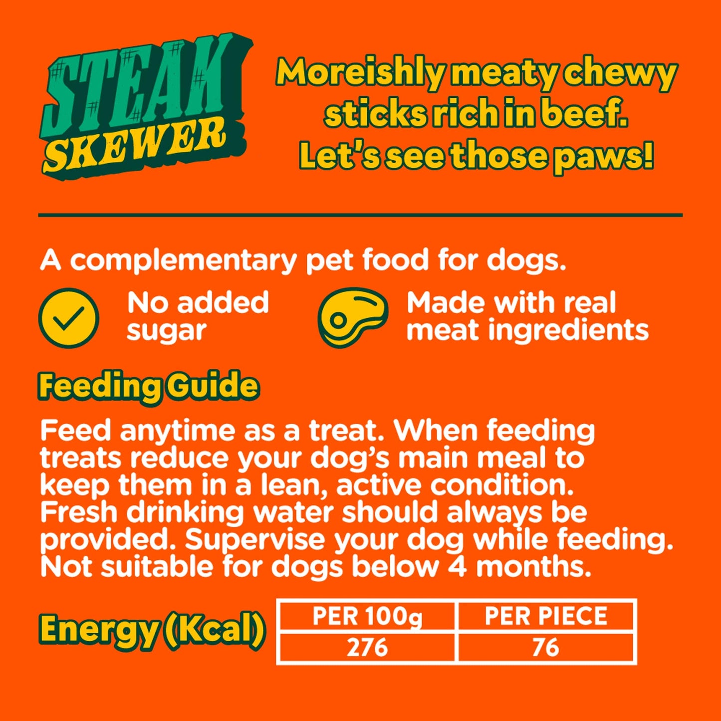 Wagg Dog Chews Steak Skewer Twists 110g — image 4