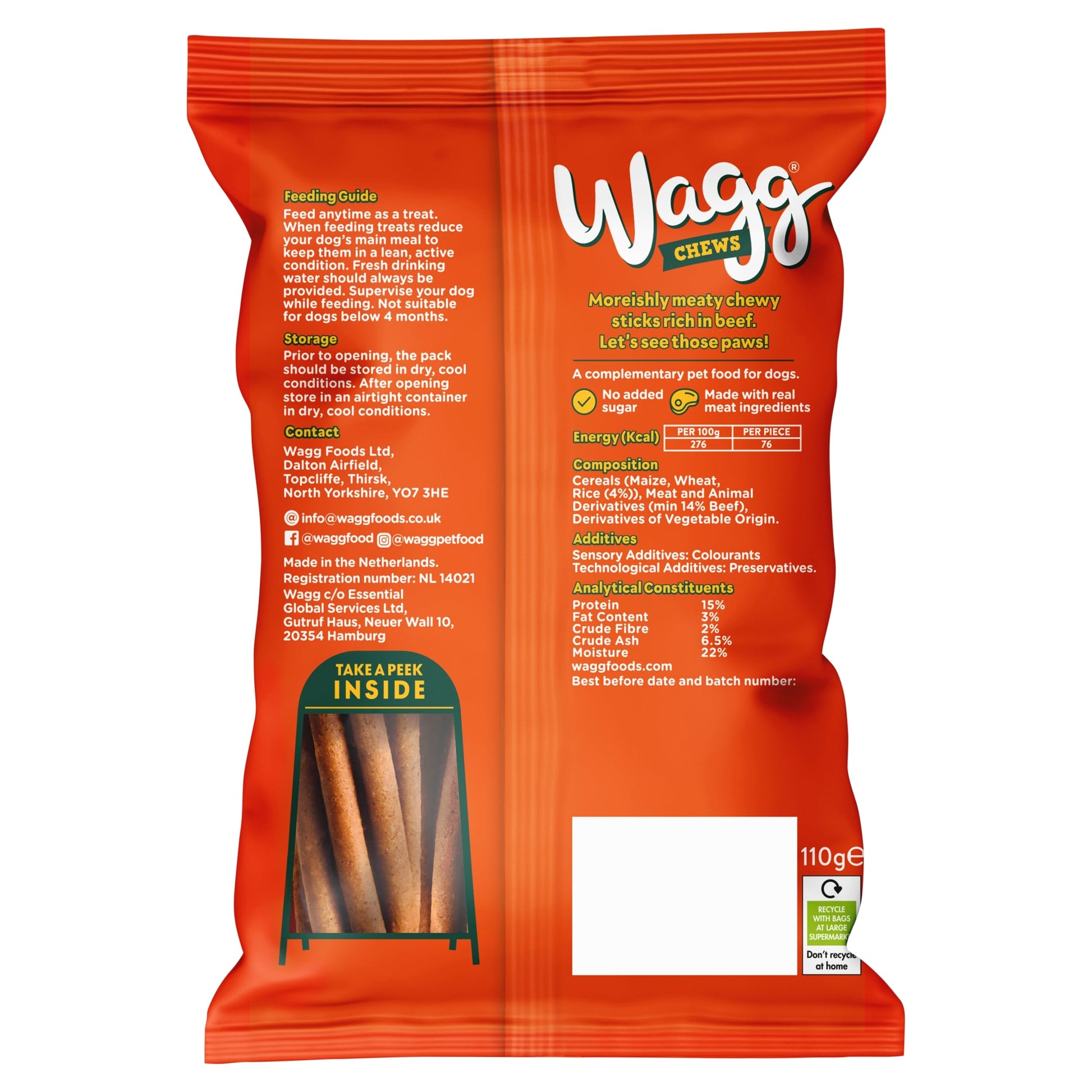 Wagg Dog Chews Steak Skewer Twists 110g — image 5