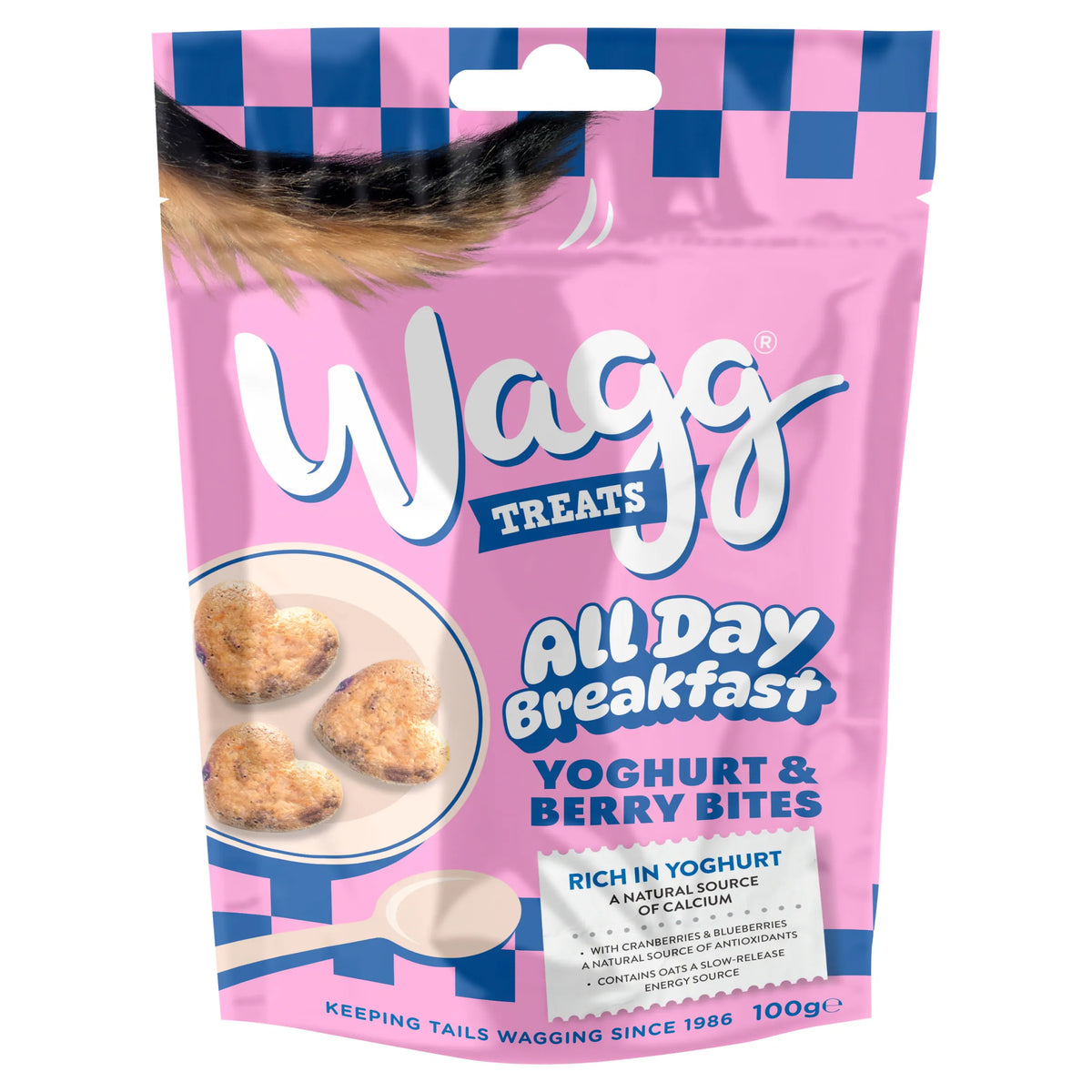 Wagg Dog Food Breakfast Yoghurt & Berries Treats 100g — image 1
