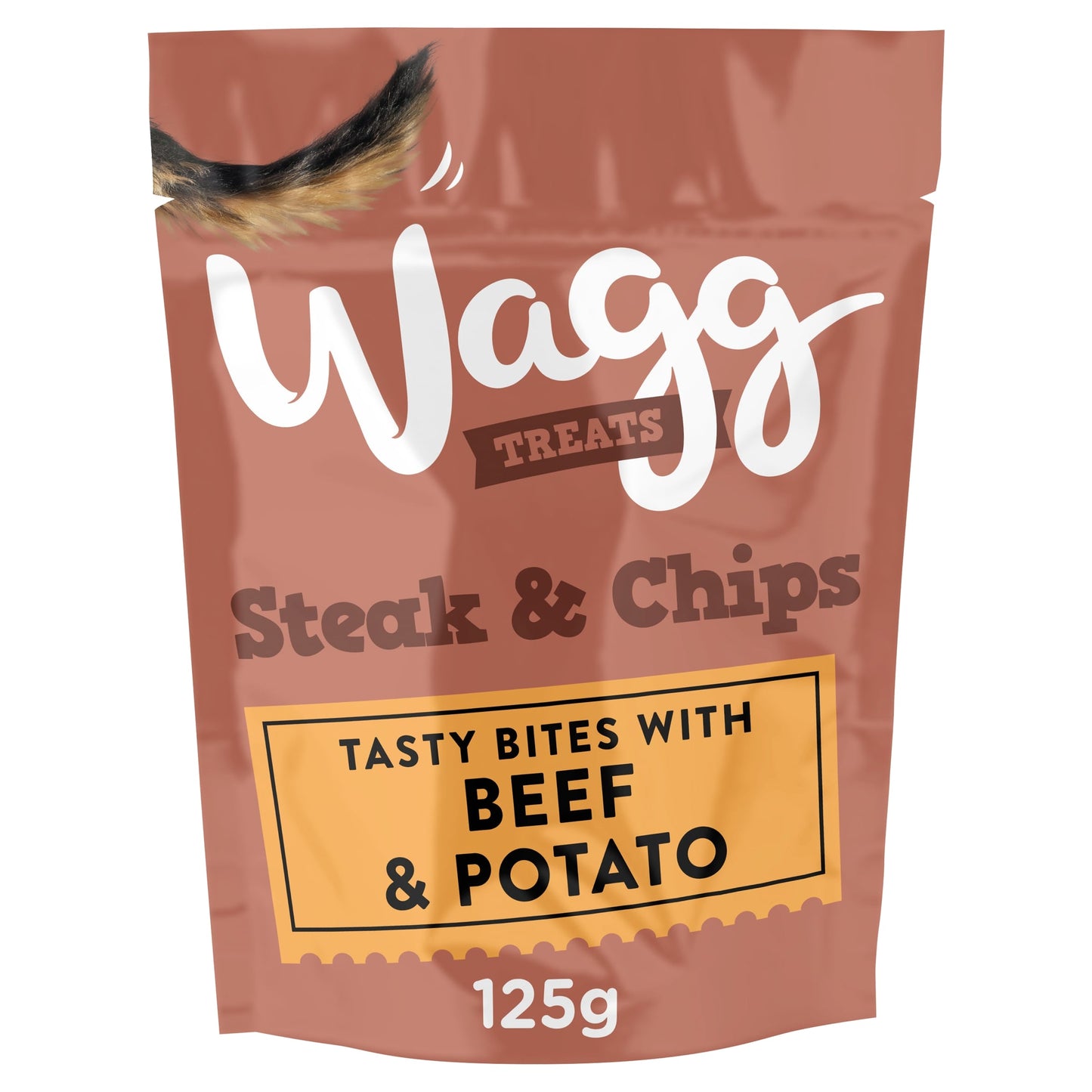 Wagg Dog Treats Steak & Chips 125g — image 1
