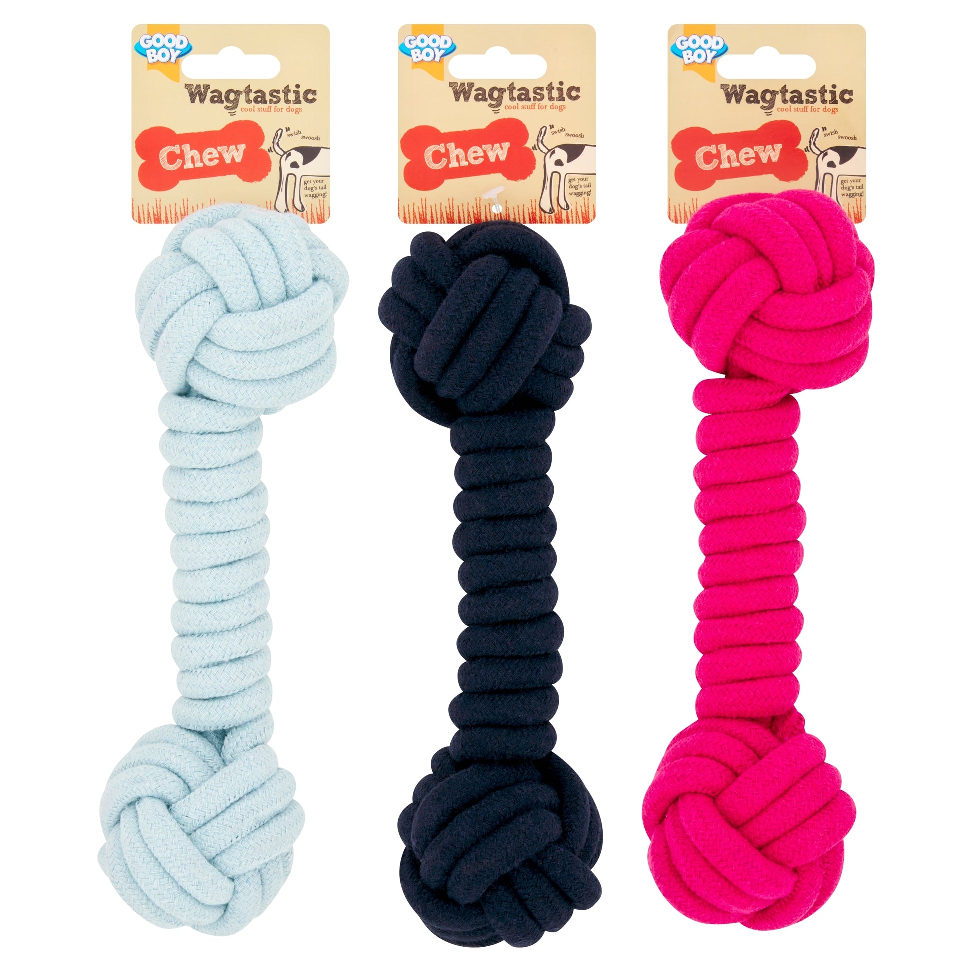 Wagtastic Toy Rope Dumbell Dog Toy — image 2