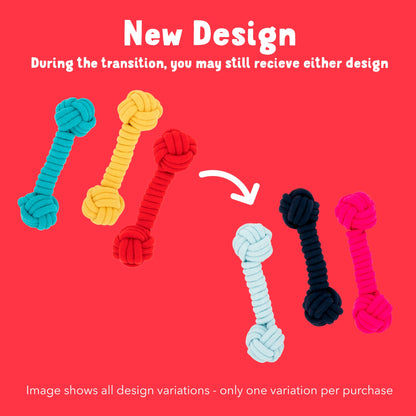 Wagtastic Toy Rope Dumbell Dog Toy — image 3