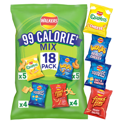 Walkers 99 Calorie Mix Multipack Crisps 18 Pack — image 1