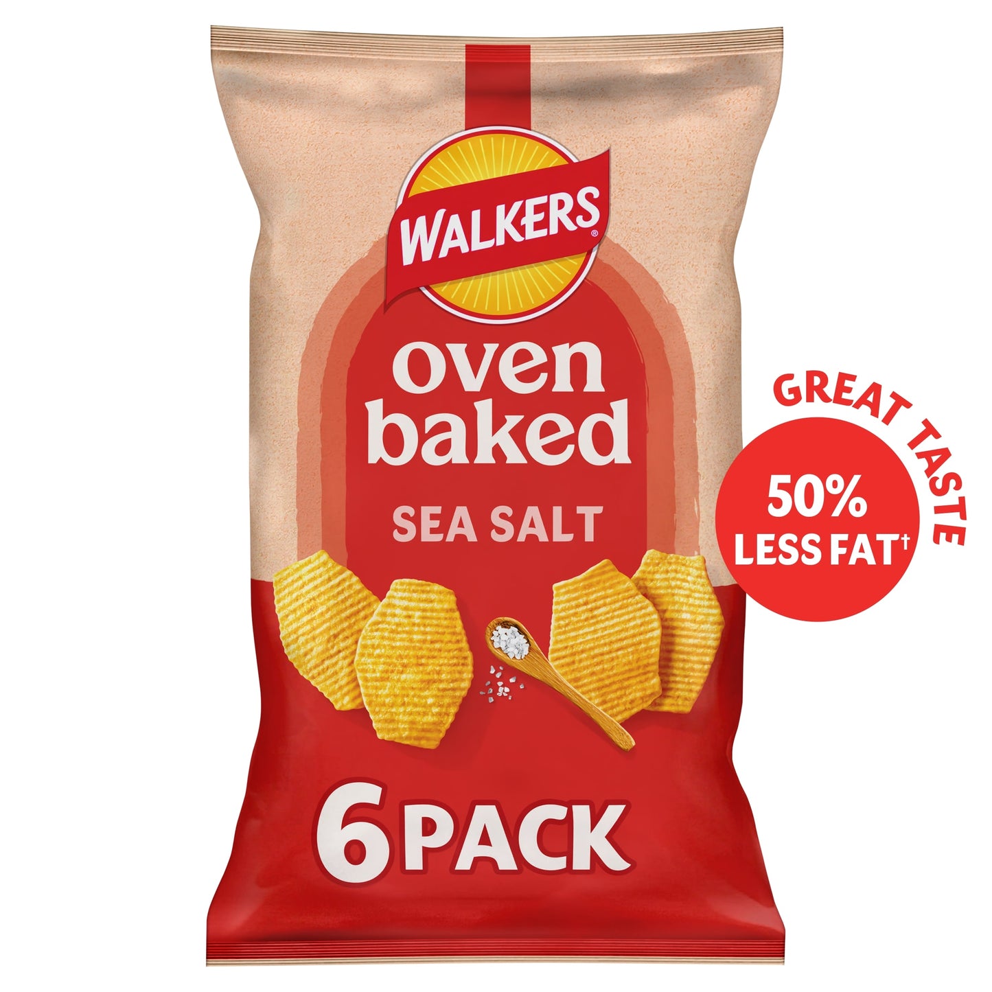 Walkers Baked Salted Multipack Crisps 6x22g — image 2