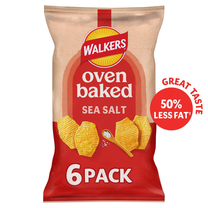 Walkers Baked Salted Multipack Crisps 6x22g — image 2