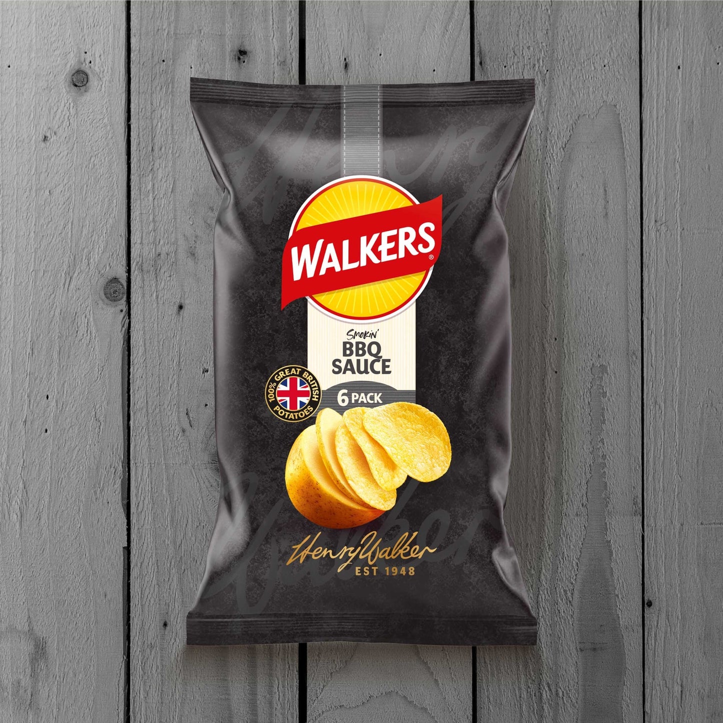 Walkers BBQ Multipack Crisps 6 x 25g — image 2