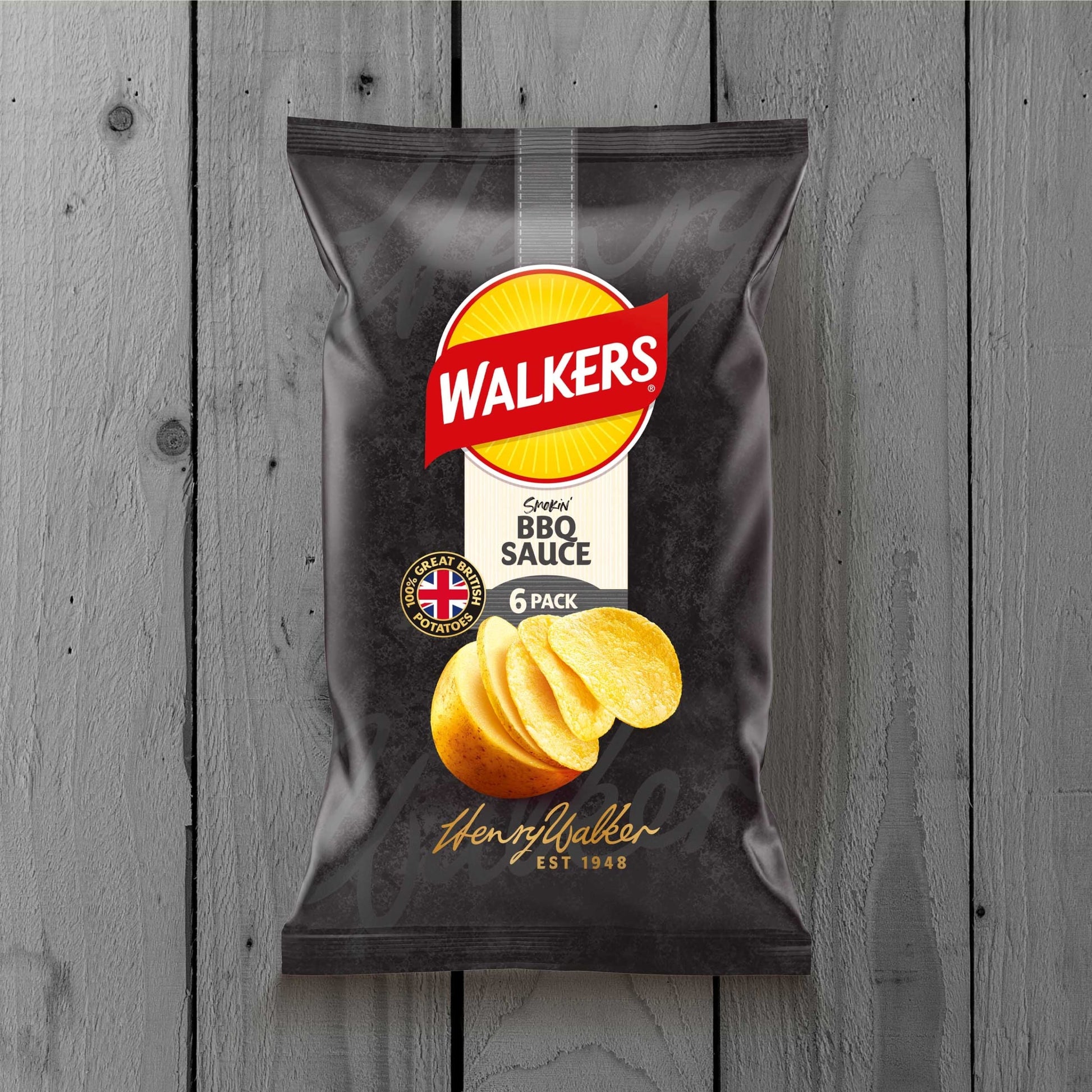 Walkers BBQ Multipack Crisps 6 x 25g — image 2