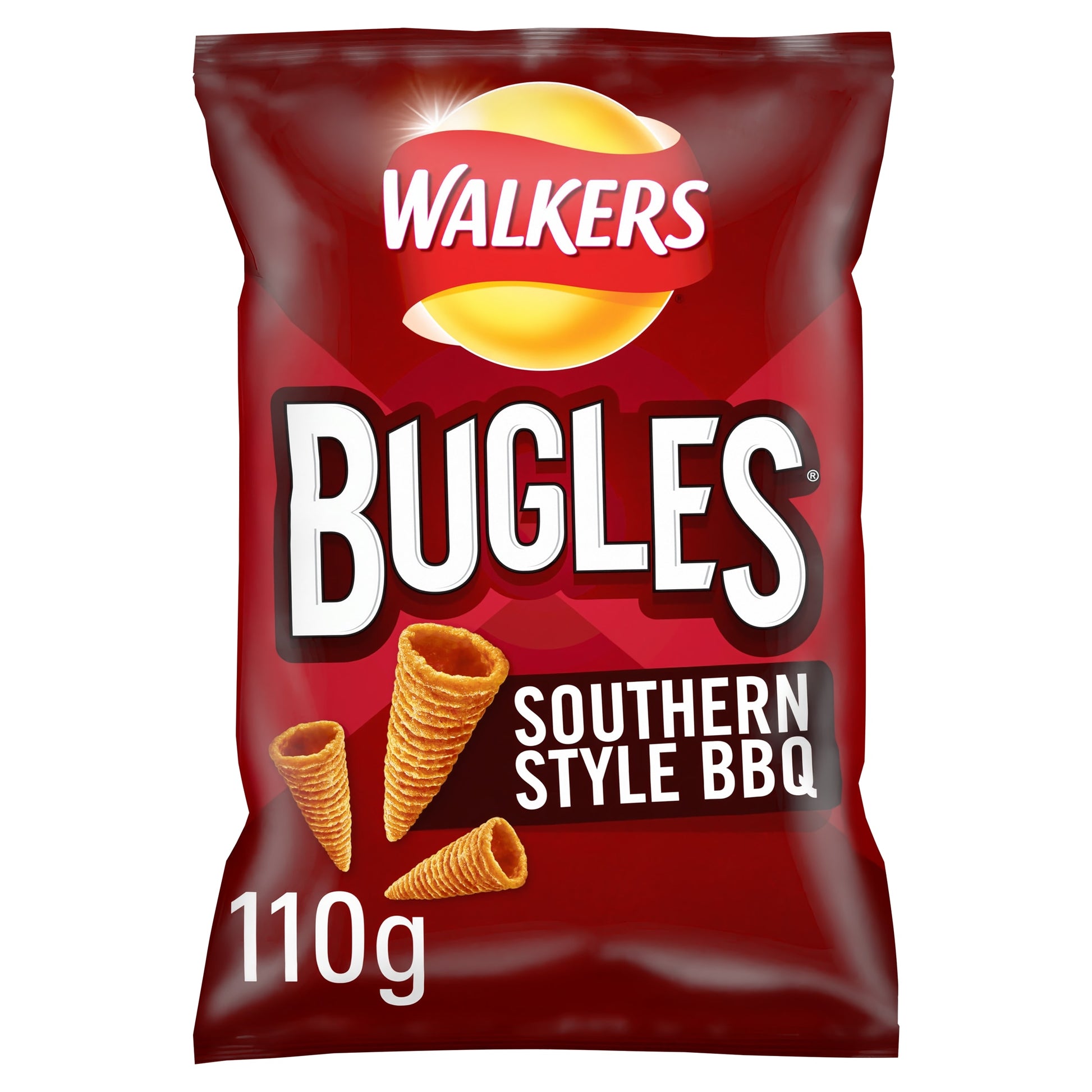 Walkers Bugles Southern Style BBQ Sharing Bag Crisps 110g — image 1