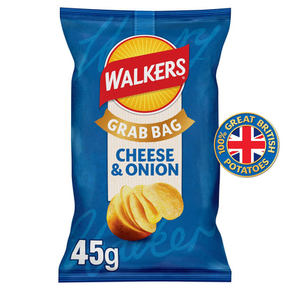 Walkers Cheese & Onion Grab Bag Crisps 45g — image 1