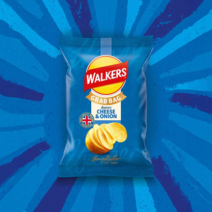 Walkers Cheese & Onion Grab Bag Crisps 45g — image 2