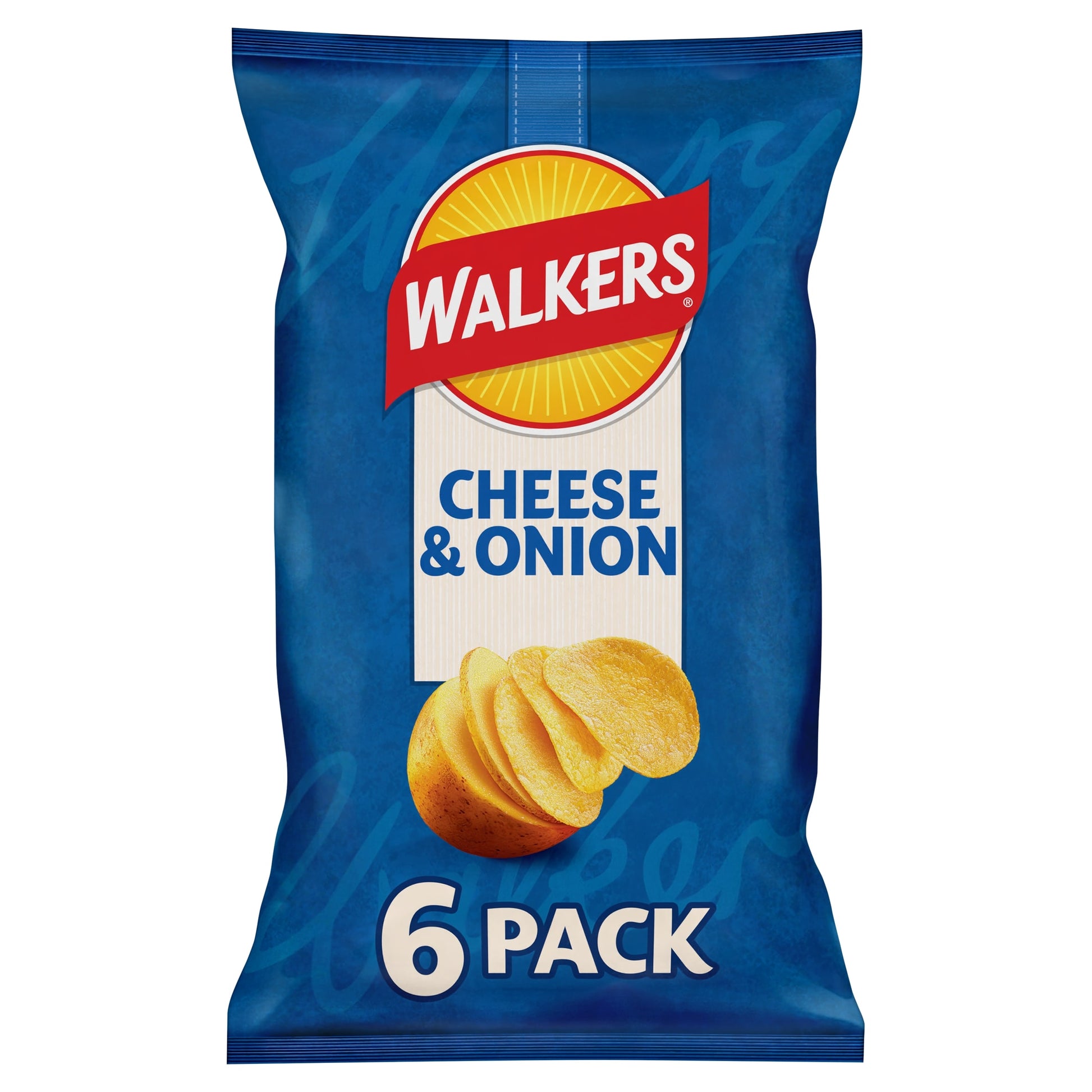 Walkers Cheese & Onion Multipack Crisps 6x25g — image 5
