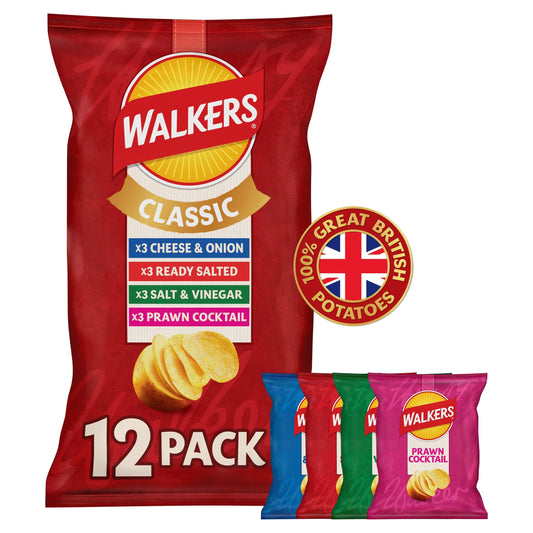 Walkers Classic Variety Multipack Crisps 12x25g — image 1
