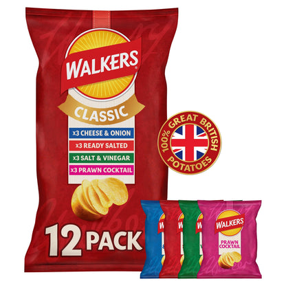 Walkers Classic Variety Multipack Crisps 12x25g — image 3