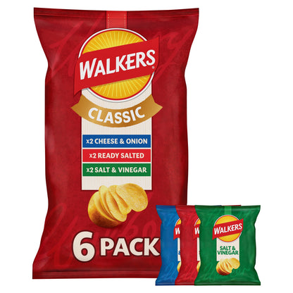 Walkers Classic Variety Multipack Crisps 6x25g — image 2