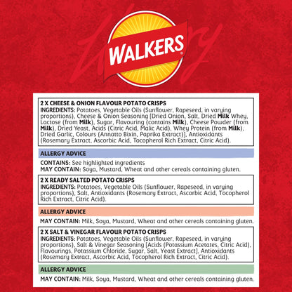 Walkers Classic Variety Multipack Crisps 6x25g — image 4