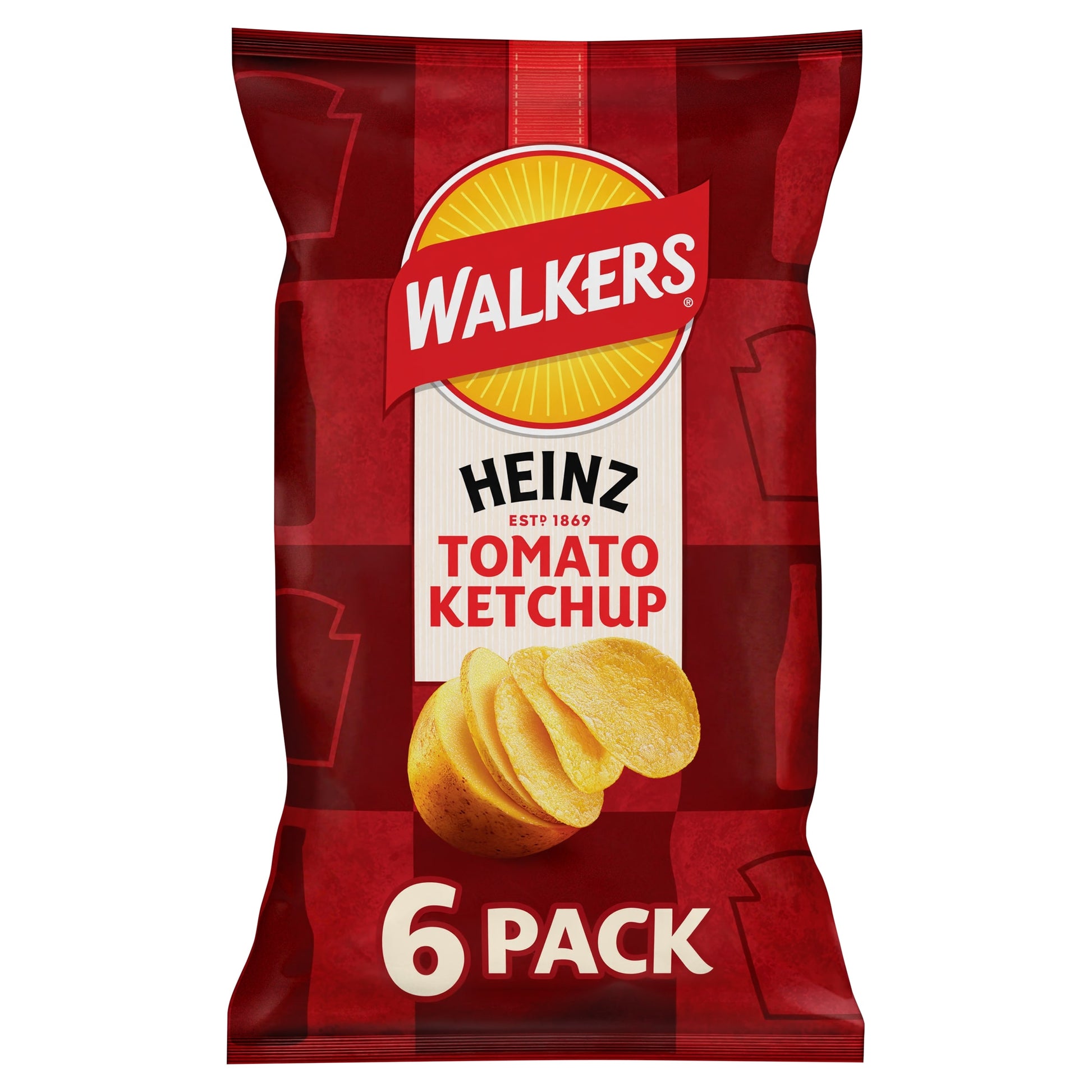 Walkers Heinz Tomato Ketchup Multipack Crisps 6x25g — image 5