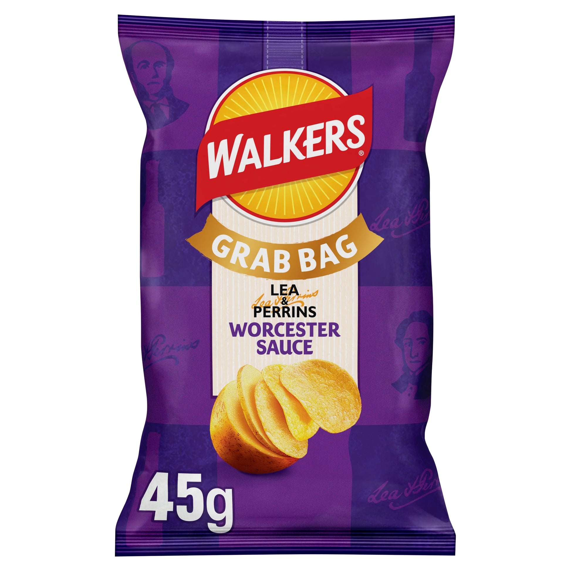 Walkers Lea & Perrins Worcestershire Sauce Grab Bag Crisps 45g — image 1