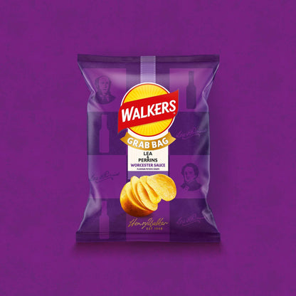 Walkers Lea & Perrins Worcestershire Sauce Grab Bag Crisps 45g — image 2