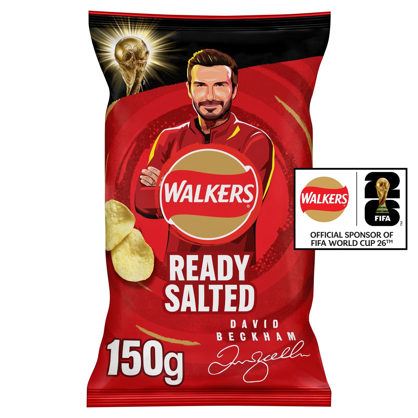 Walkers Legendary Ready Salted Potato Crisps 150g — image 1