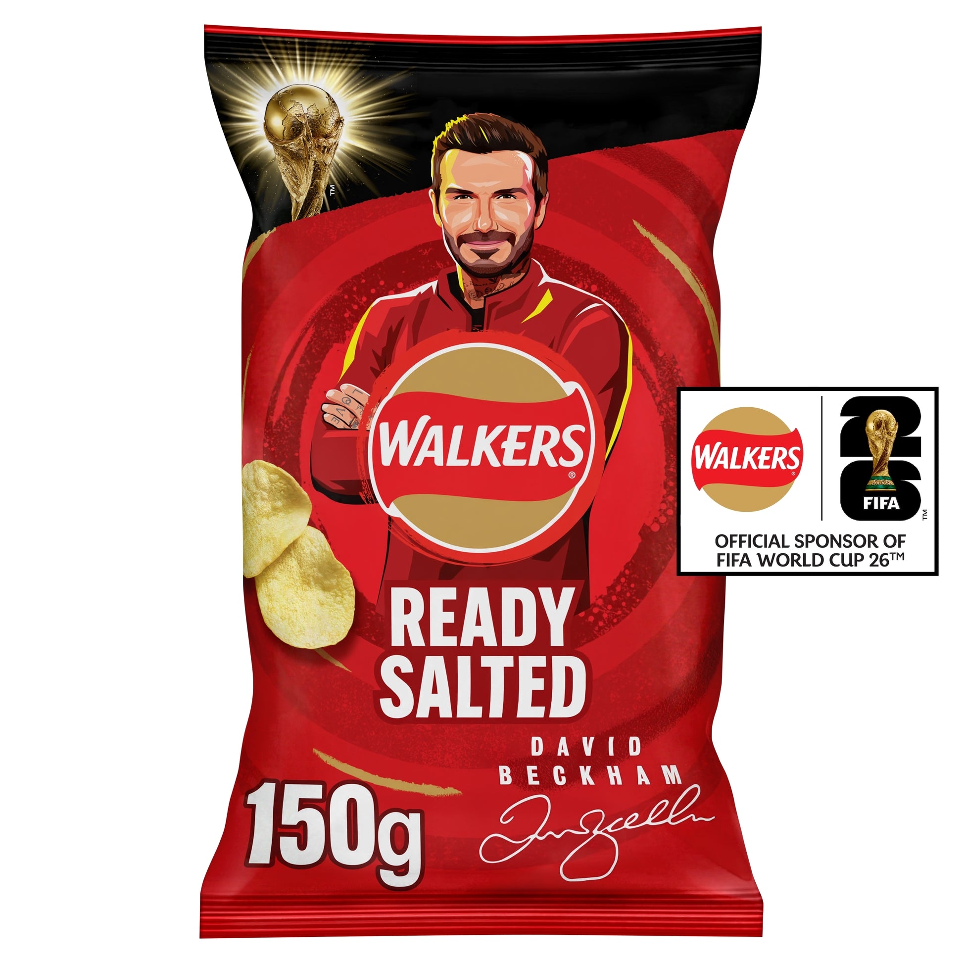 Walkers Legendary Ready Salted Potato Crisps 150g — image 1