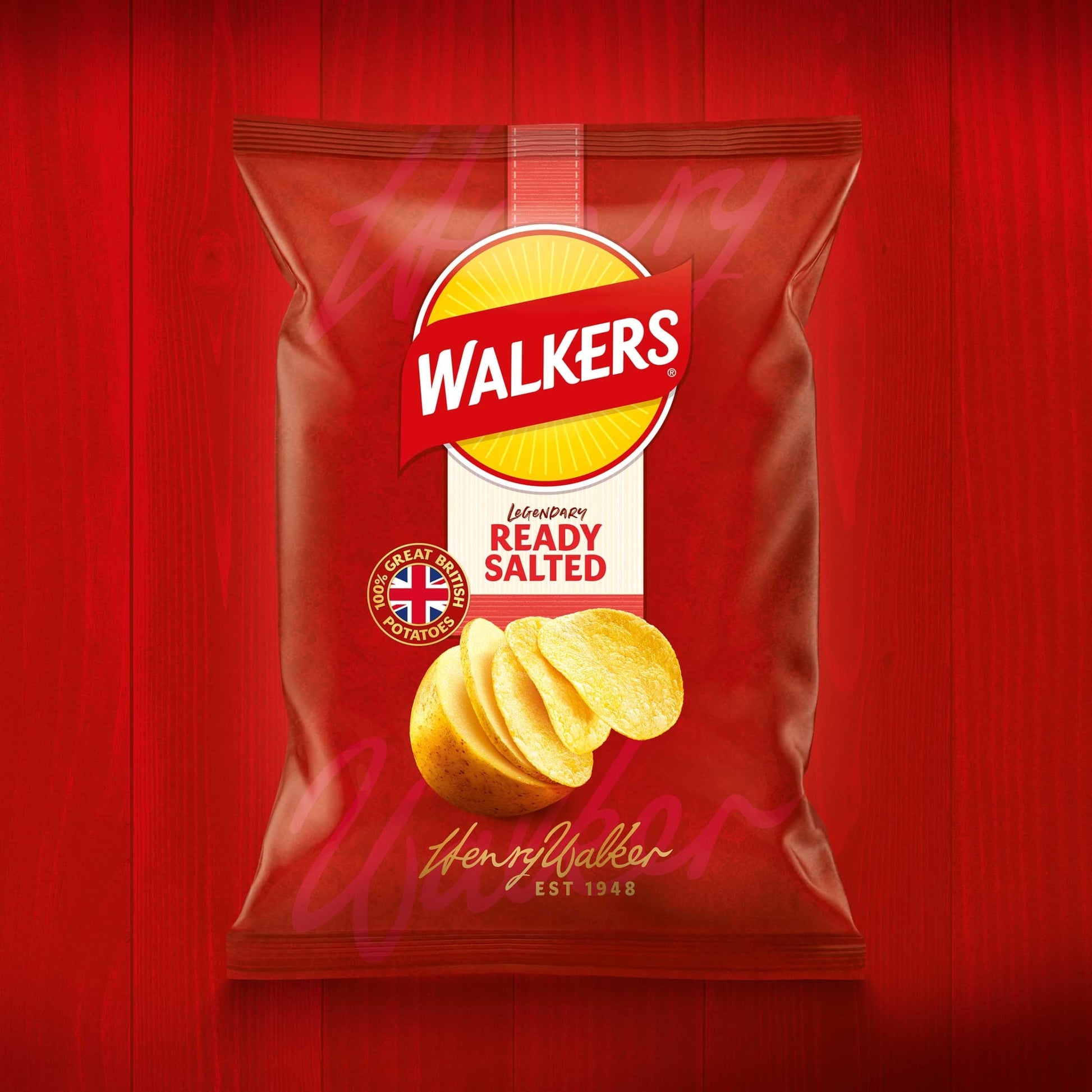 Walkers Legendary Ready Salted Potato Crisps 150g — image 2