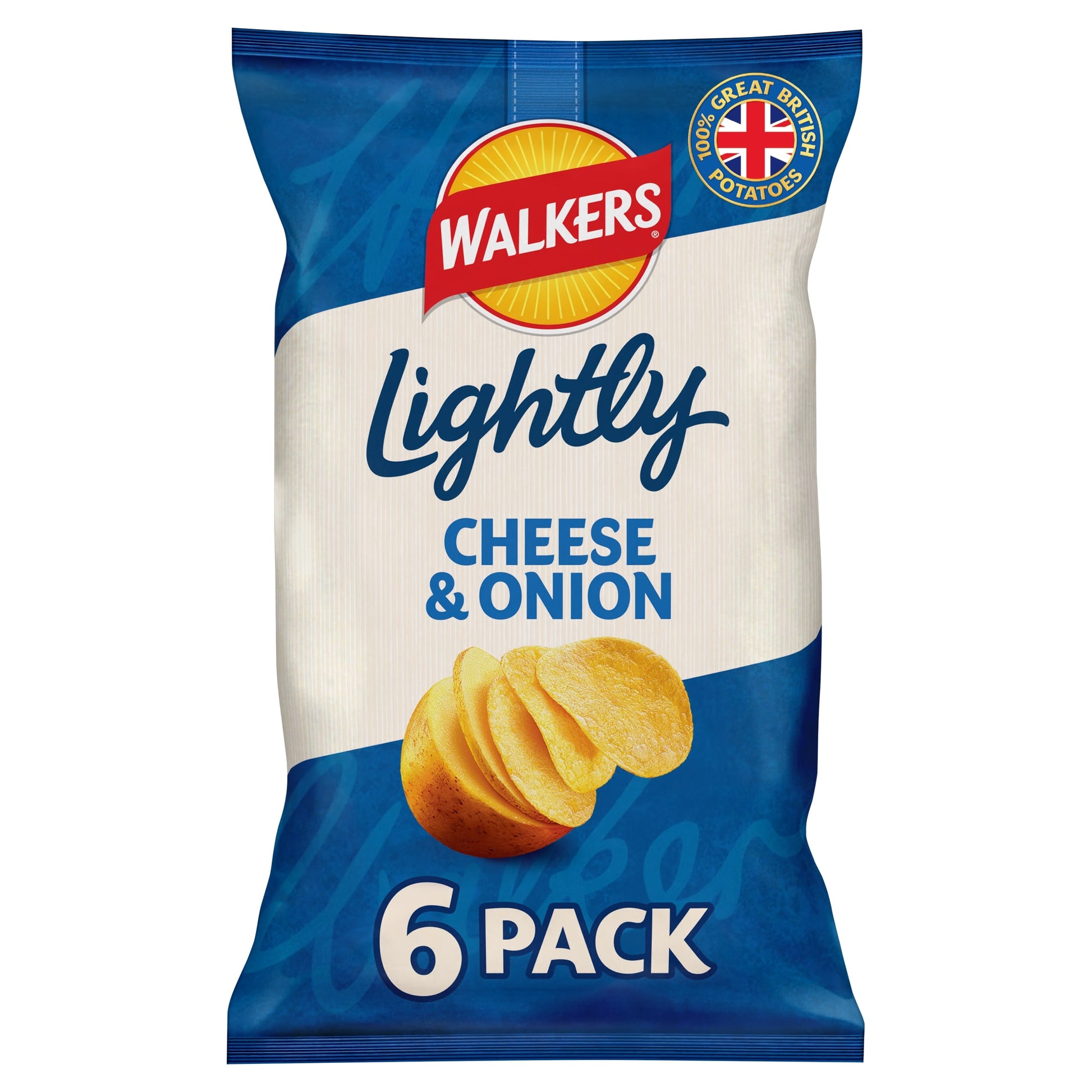 Walkers Lightly Cheese & Onion 6x25g — image 2