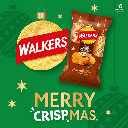 Walkers Limited Edition Crispy Roast Potatoes Flavour Crisps 5x25g — image 2